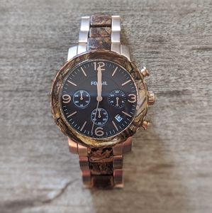 Fossil boyfriend watch tourtoise and gold